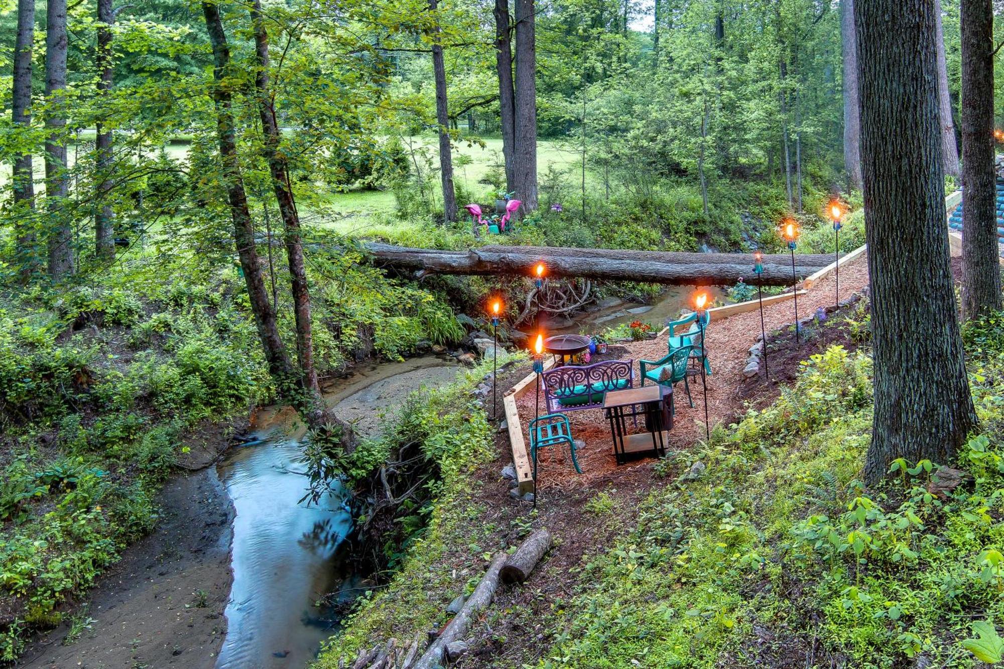 Creekside Hendersonville Haven Hot Tub And Fire Pit Exterior photo