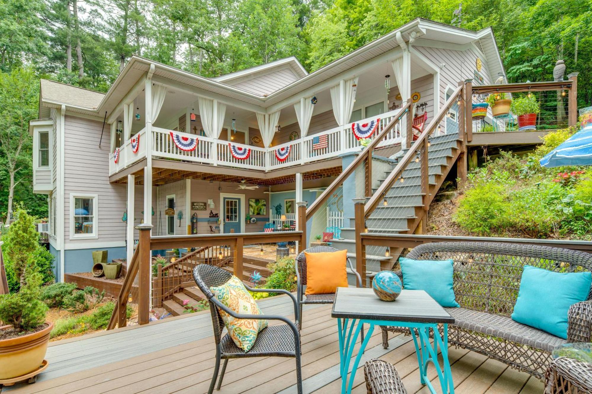 Creekside Hendersonville Haven Hot Tub And Fire Pit Exterior photo